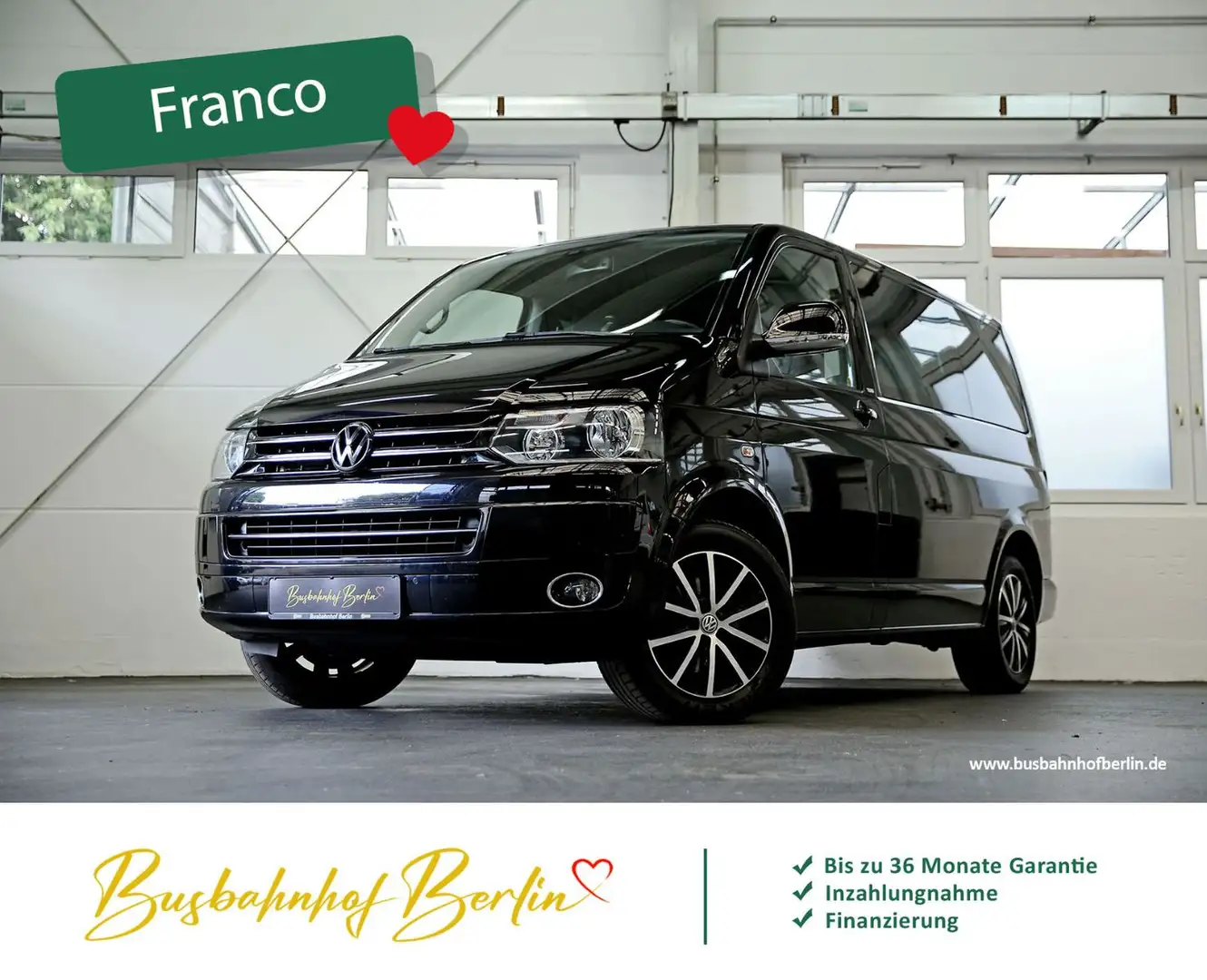 Volkswagen T5 Multivan CUP DSG Alcantara 7Sitze große Klima Black - 1