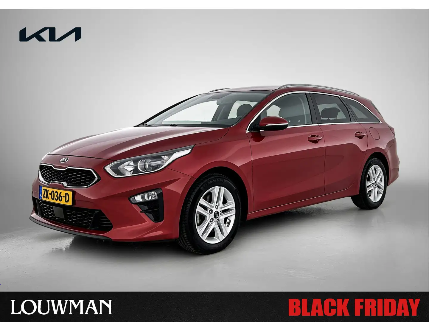 Kia Ceed SW / cee'd SW Sportswagon 1.4 T-GDi DynamicPlusLine Half Leder | Rood - 1