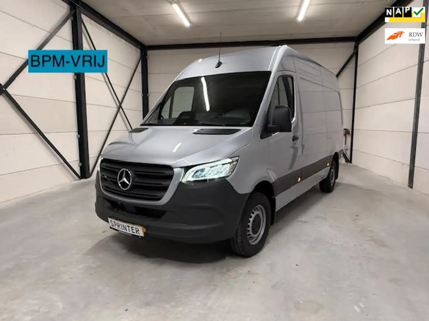 Mercedes-Benz Sprinter 317 1.9 CDI L2H2 Select HD 170 Pk Automaat BPM-Vri Grijs - 1
