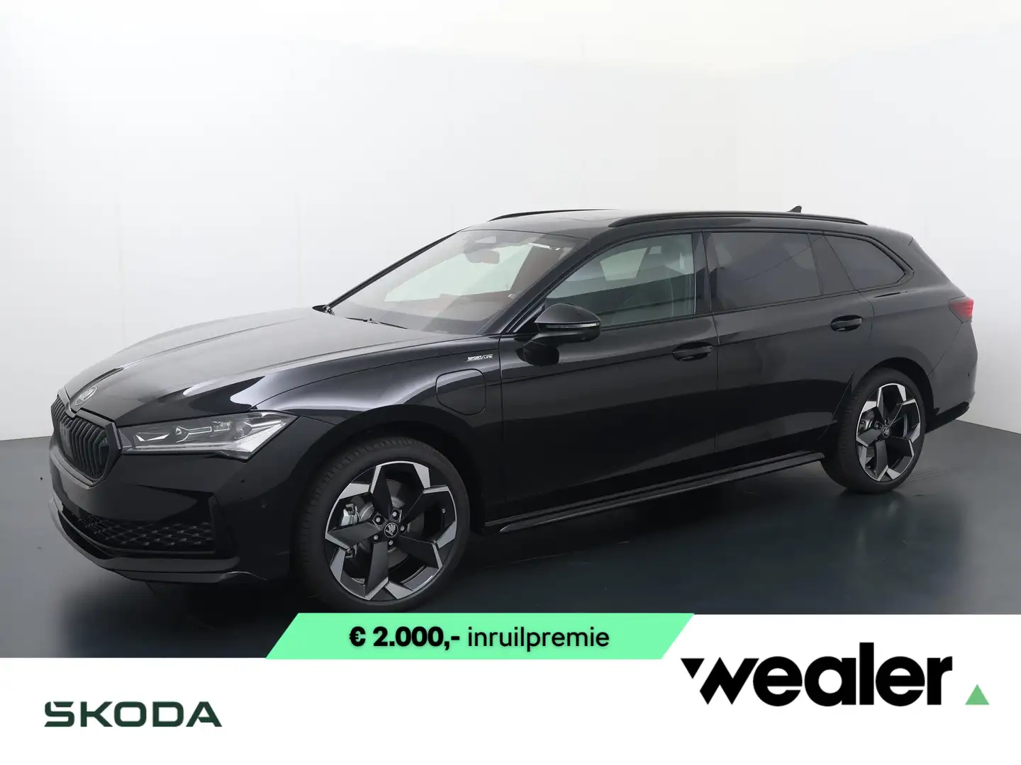 Skoda Superb combi Sportline Business 1.5 TSI PHEV 204 PK DSG | Zwart - 1