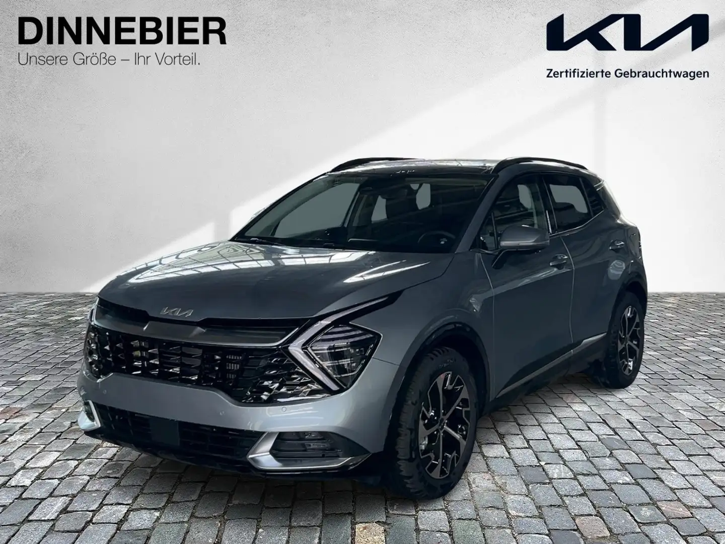 Kia Sportage Spirit 1.6T LED+360°+Glasdach+Navi Zilver - 2