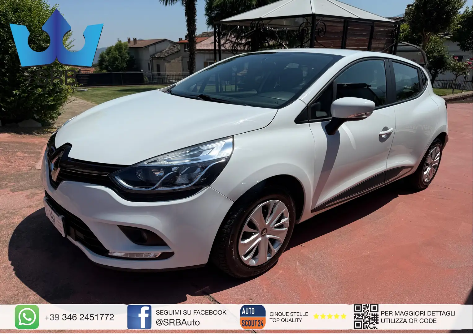 Renault Clio 0.9 tce energy Business Gpl 90cv Bianco - 1
