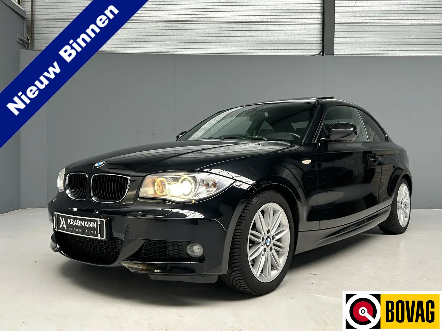 BMW 120 1-serie Coupé 120i M-Sport Youngtimer|Trekhaak|Cru Zwart - 1
