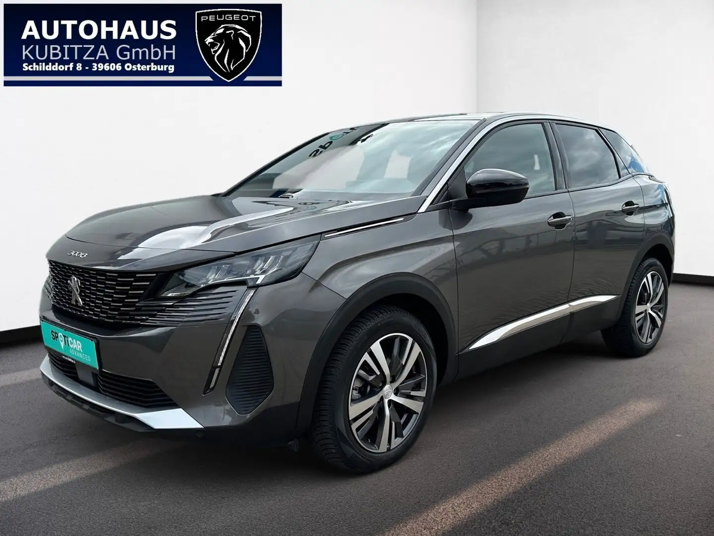 Peugeot 3008 Allure Pack Hybrid 145 E-DSC6 *SHZ*Kamera* Gris - 1