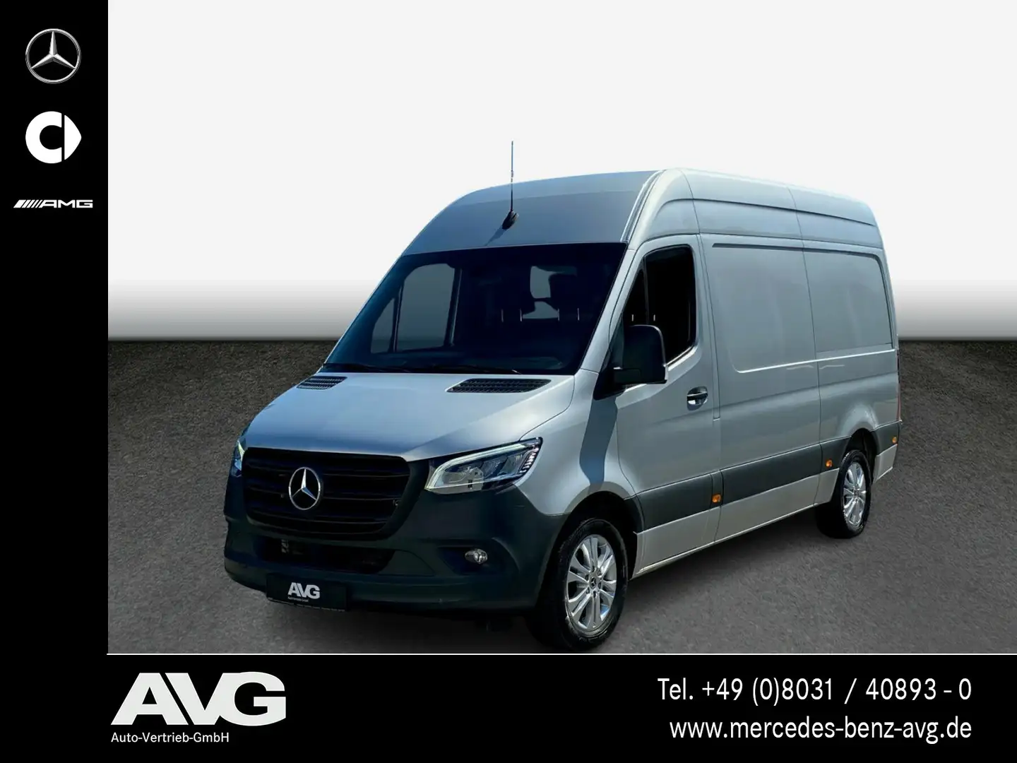 Mercedes-Benz Sprinter 317 CDI Hochdach 3,5T AUTOM NAVI KAMERA Zilver - 1