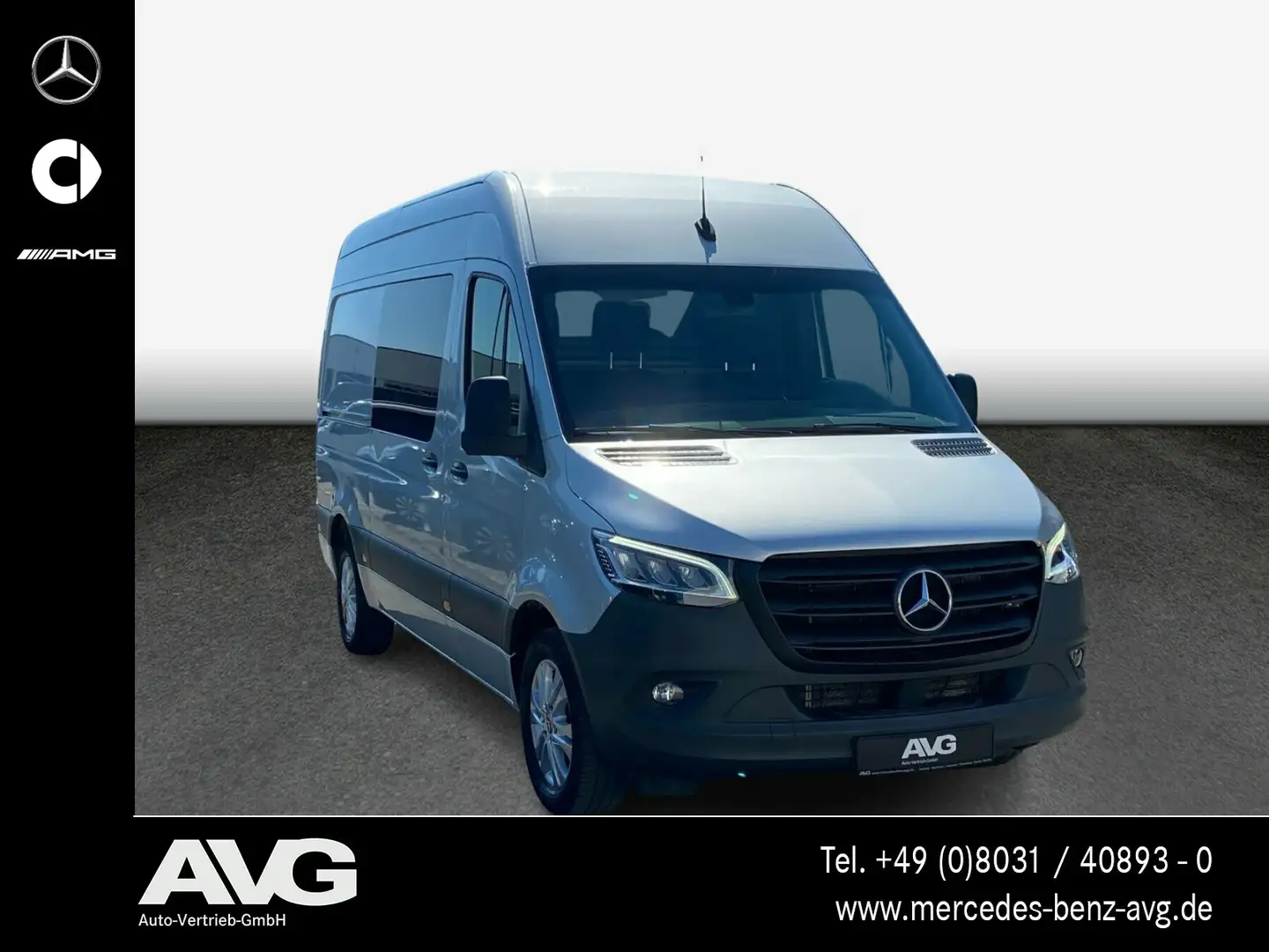 Mercedes-Benz Sprinter 317 CDI Hochdach 3,5T AUTOM NAVI KAMERA Zilver - 2