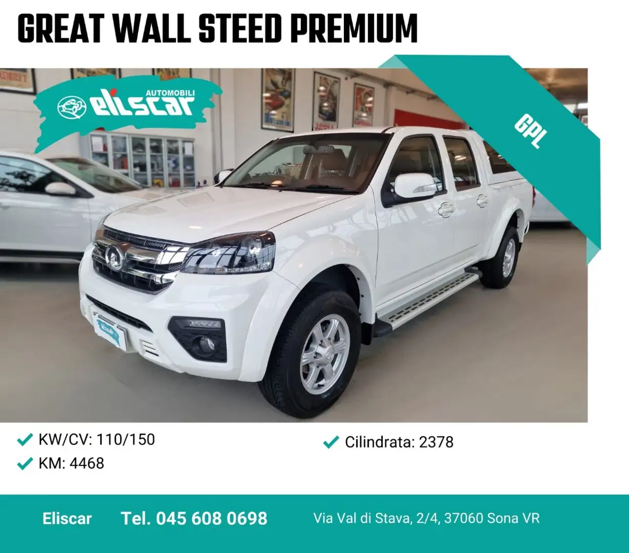 Great Wall Steed 2.4 Ecodual 4WD Premium Bianco - 1
