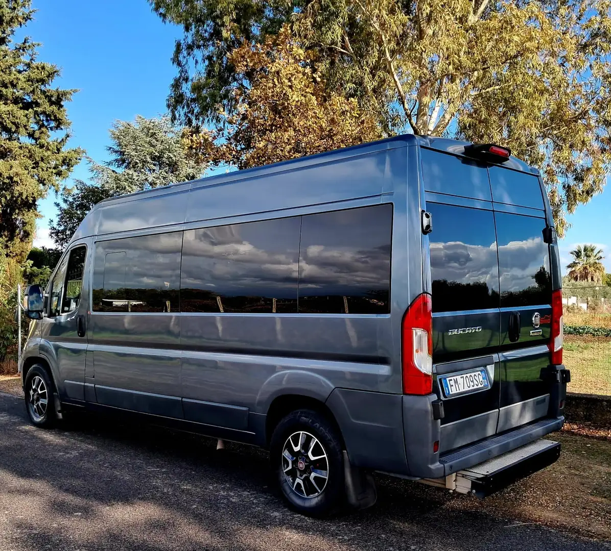 Fiat Ducato Ducato Maxi 9 POSTI TRASPORTO DISABILI 5 CARROZZIN Blu/Azzurro - 1