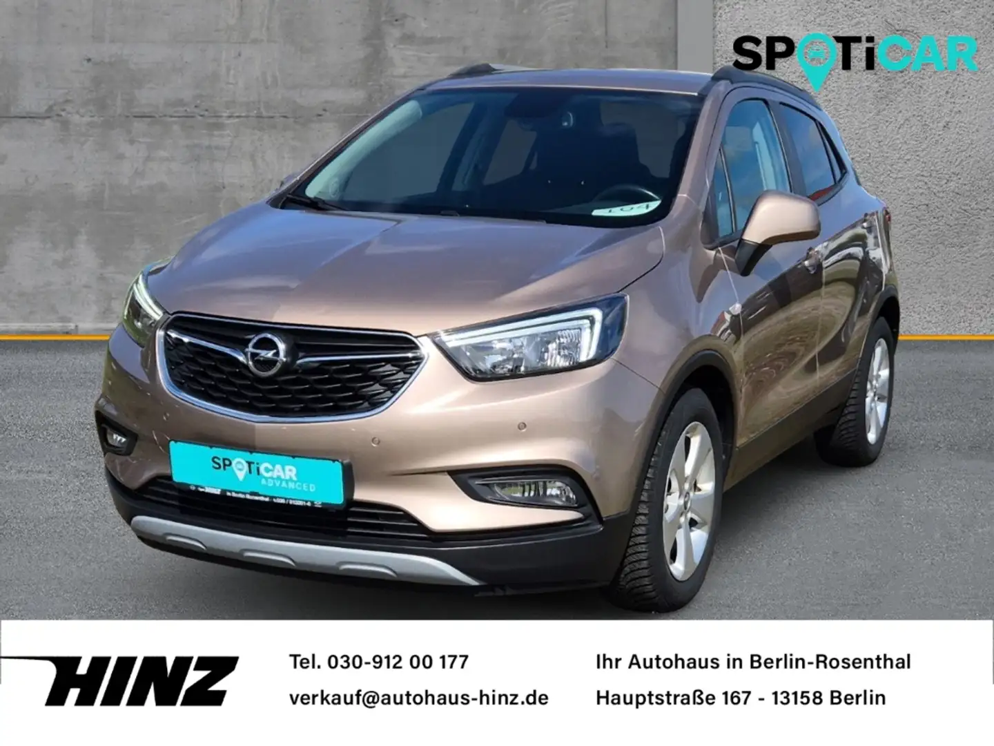 Opel Mokka X ON 1.4 AHK,Aut., Kamera,Multimedia,Allw., Braun - 1