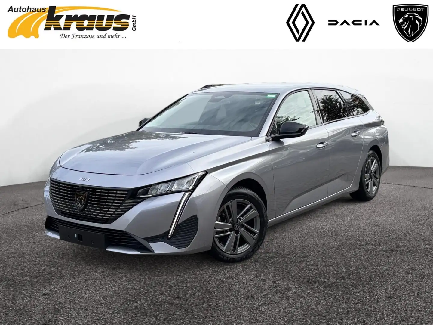 Peugeot 308 SW Allure Blue-HDI 130 EAT8 Gris - 1