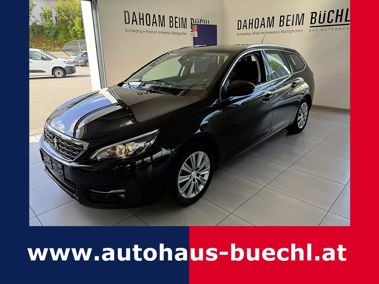 Peugeot 308 SW 1,6 BlueHDI 100 Allure S&S Schwarz - 1