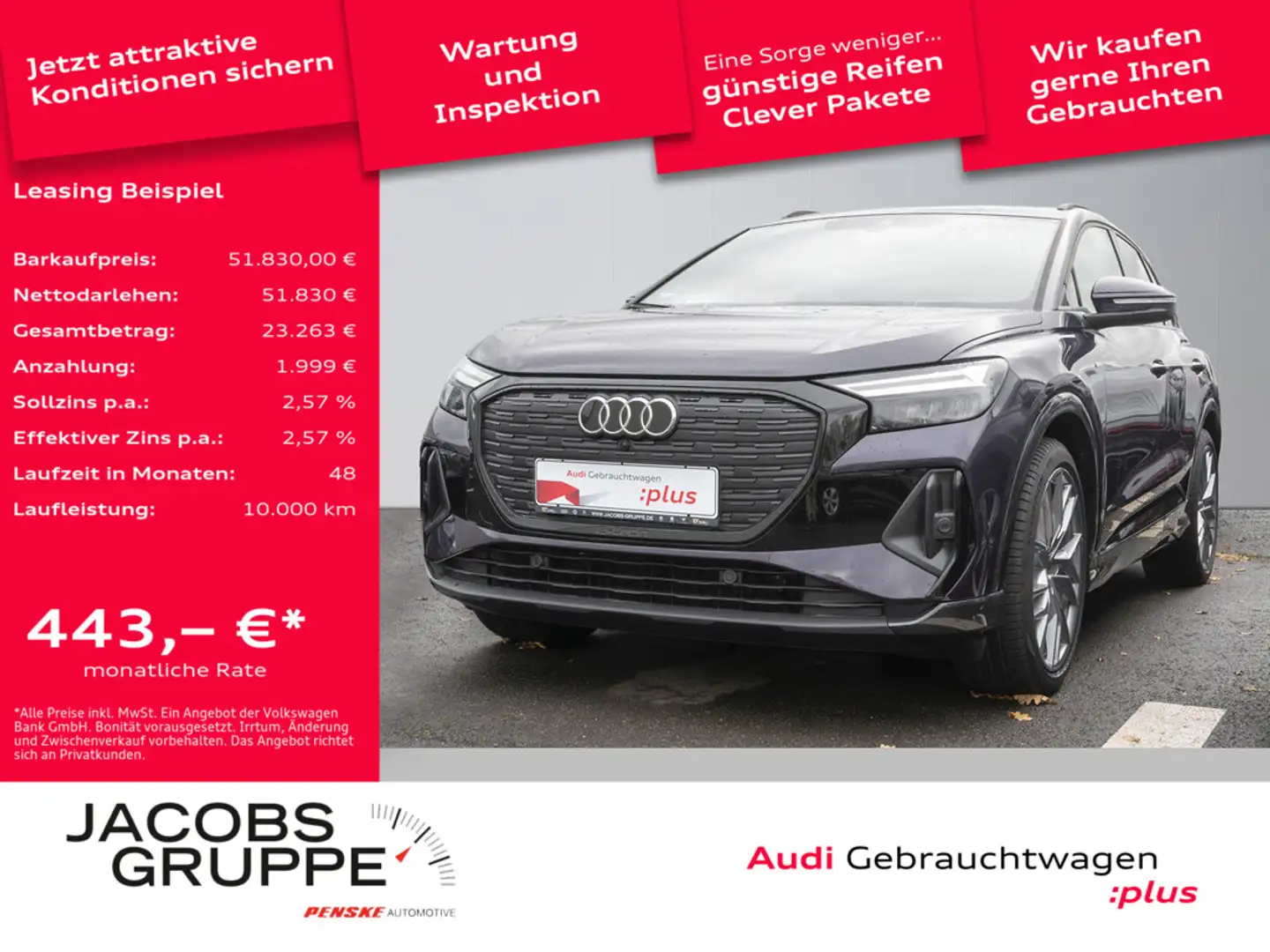 Audi Q4 e-tron Violett - 1