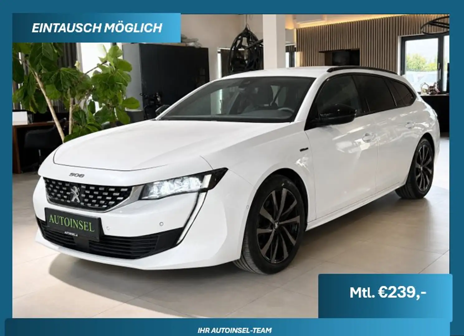 Peugeot 508 GT Line 360° AUT. 8-fach Bereift Weiß - 1