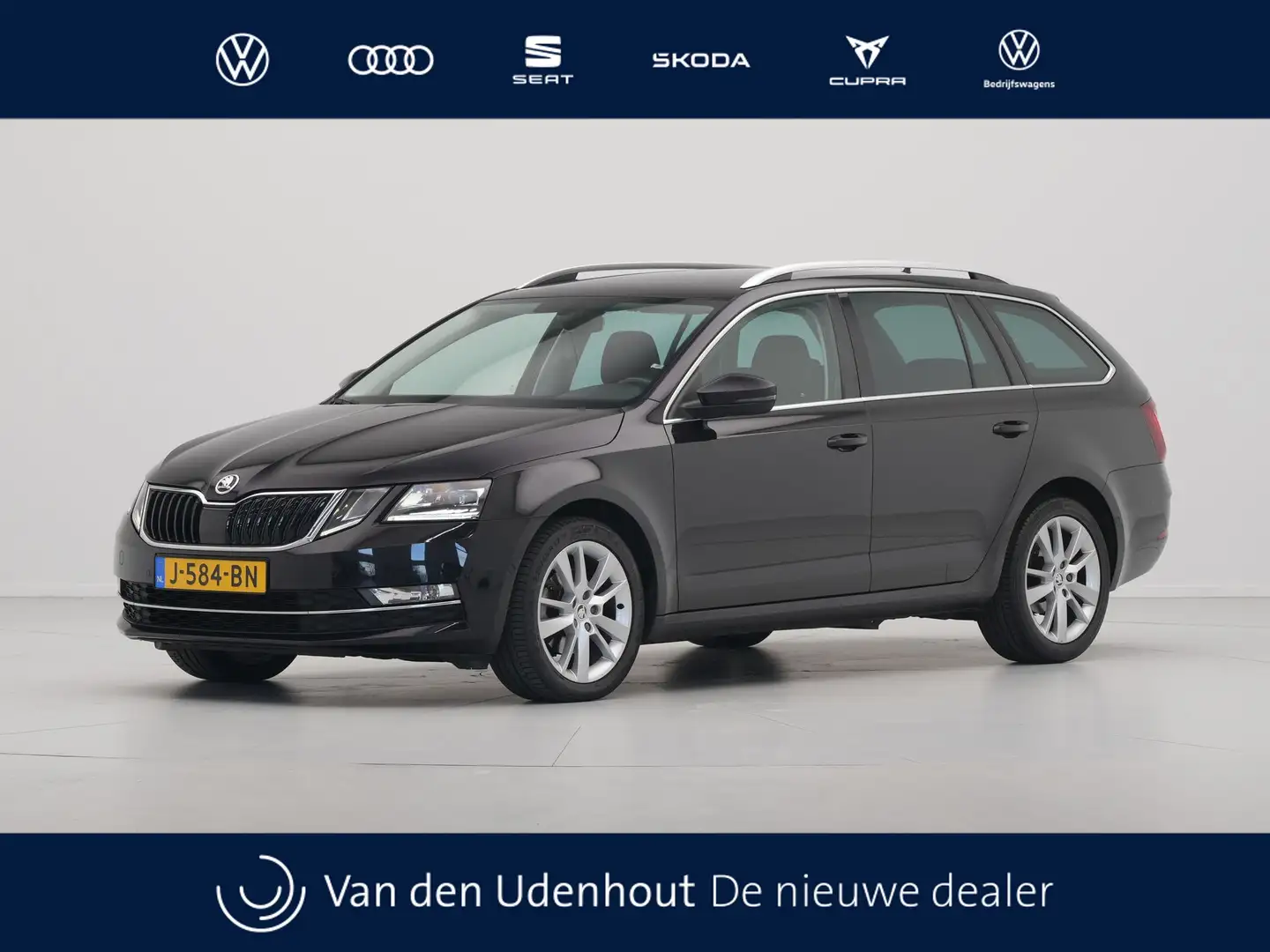 Skoda Octavia Combi 1.5 TSI 150pk DSG Greentech Business Edition Zwart - 1