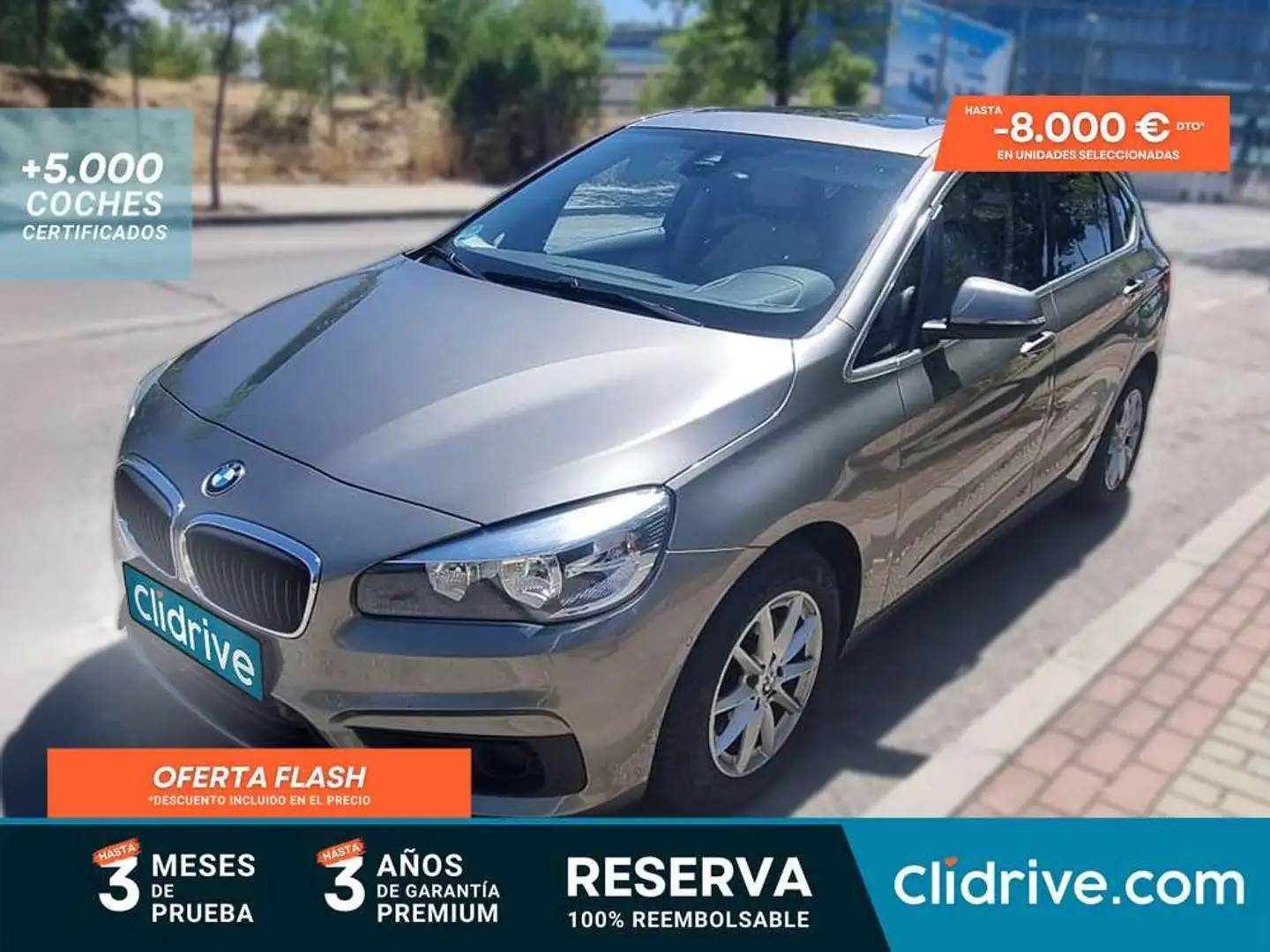 BMW 218 218d Active Tourer Gris - 1