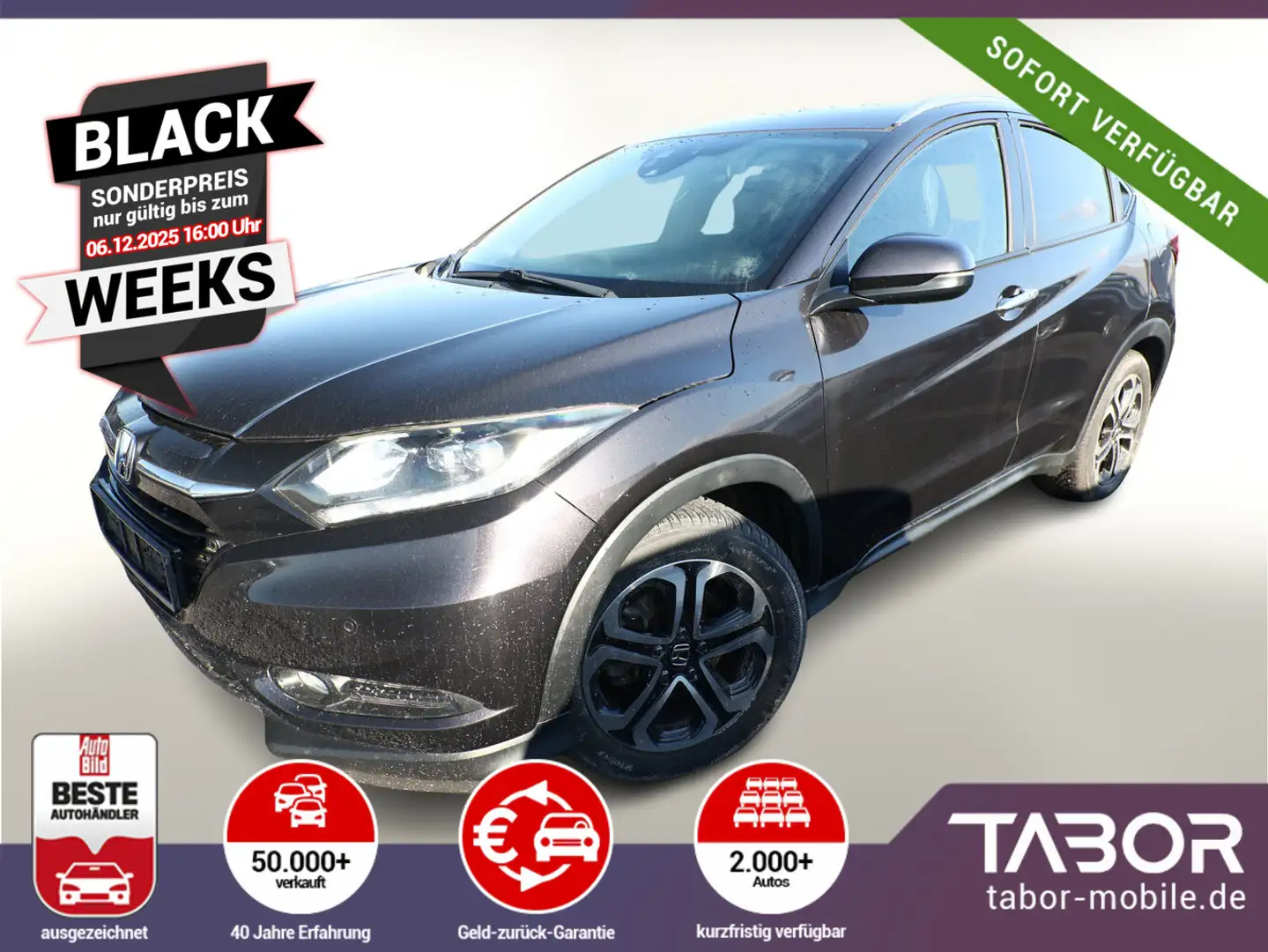 Honda HR-V 1.5 VTEC 130 Executive Pano LED Nav LM17Z Schwarz - 1