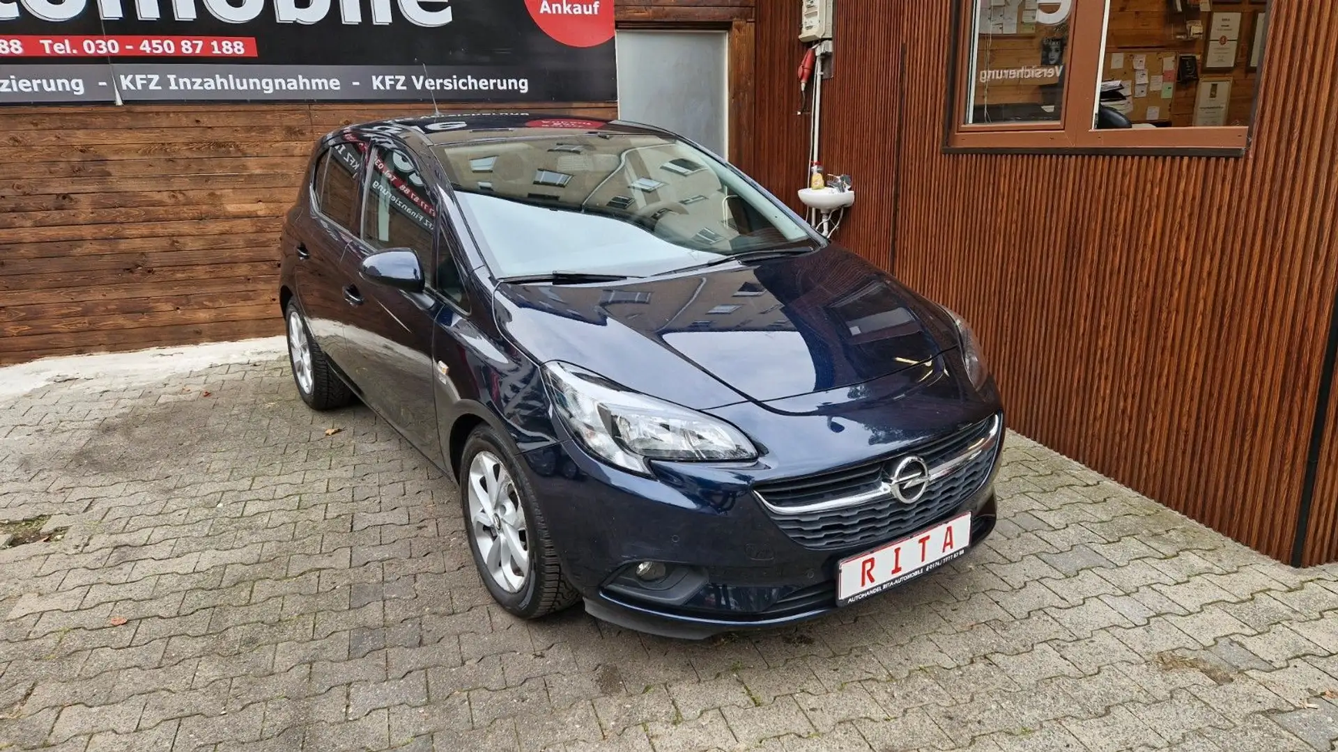 Opel Corsa E 120 Jahre Automatik, PDC, LHZ, SHZ Blau - 1