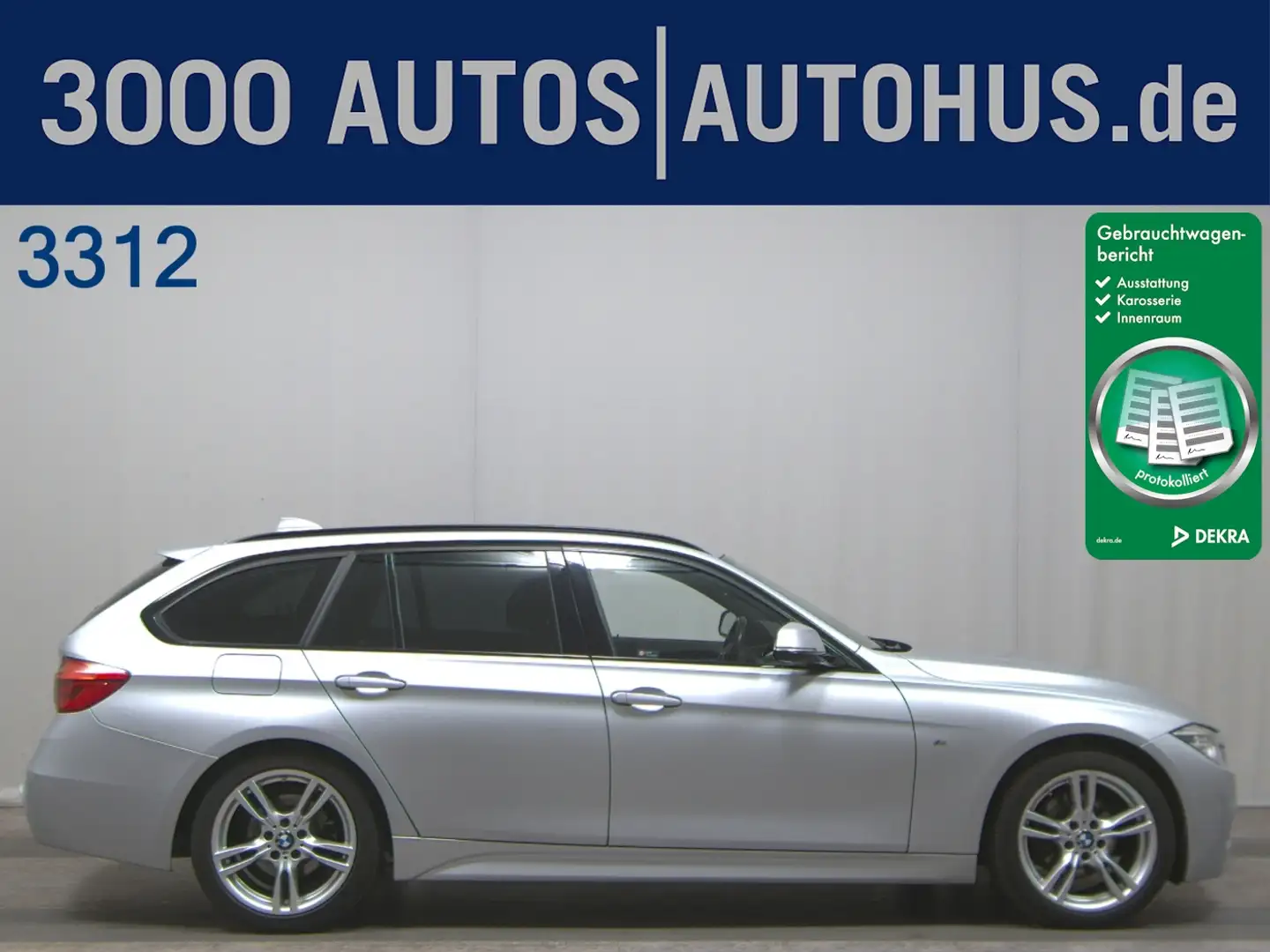 BMW 320 d Touring  M-Sport LED el.Heck AUT SHZ LM Silber - 1