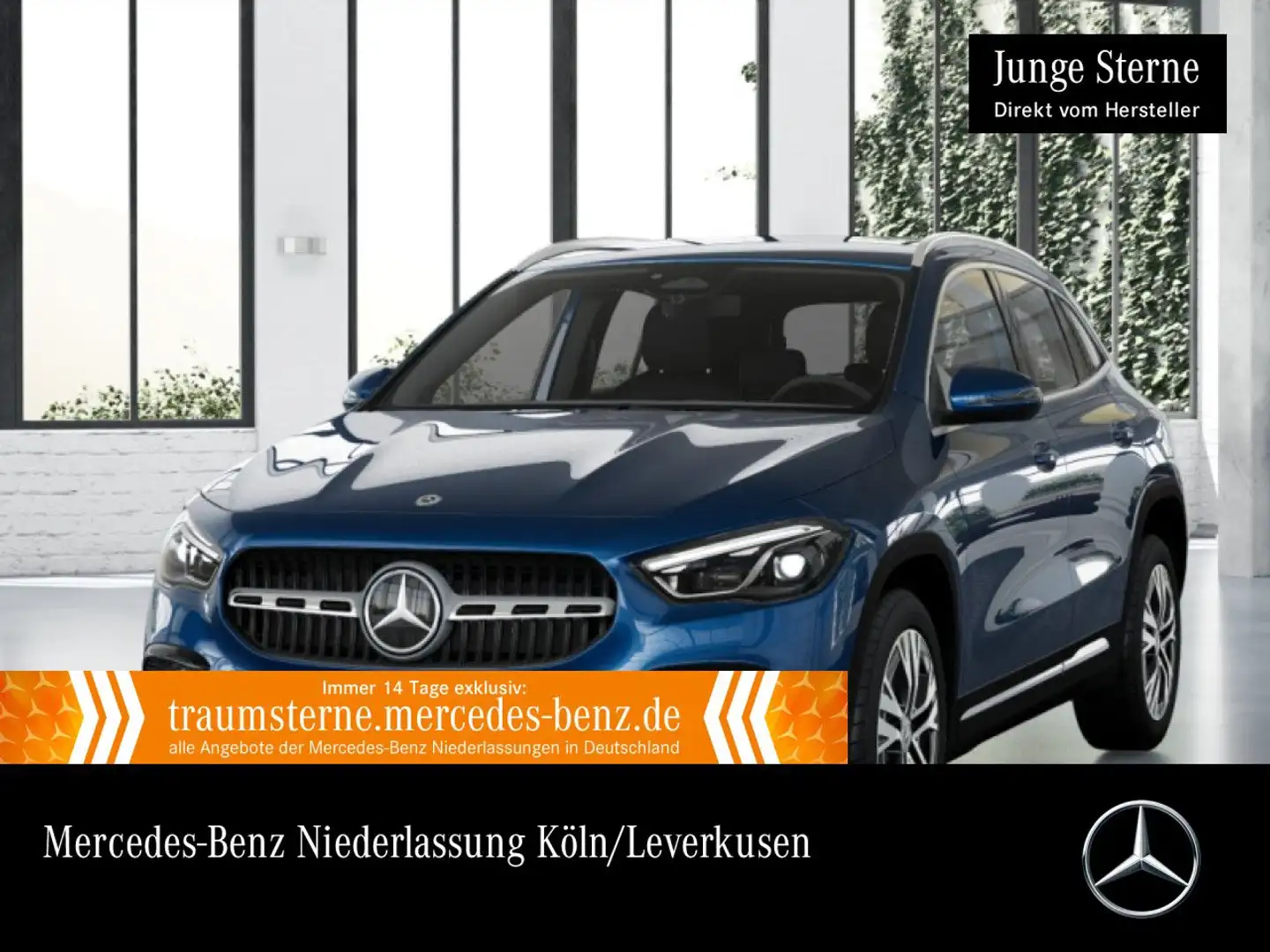 Mercedes-Benz GLA 200 d PROGRESSIVE+MULTIBEAM+KAMERA+TOTW+8G Blau - 1