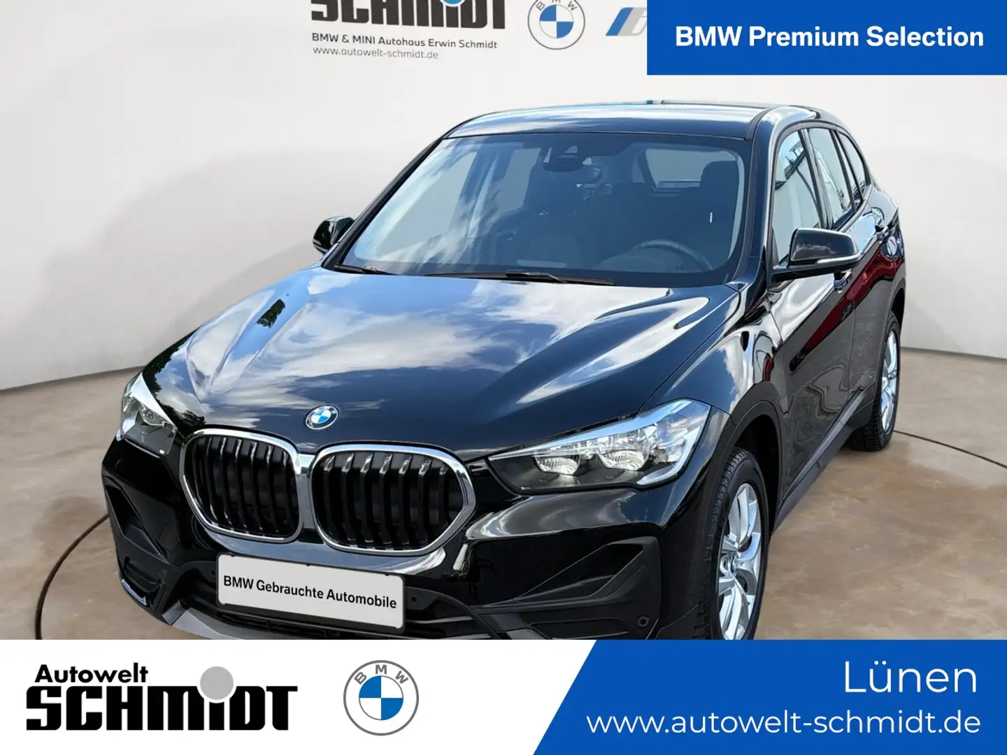 BMW X1 sDrive18i Advantage + 2Jahre-BPS.-GARANTIE Noir - 1