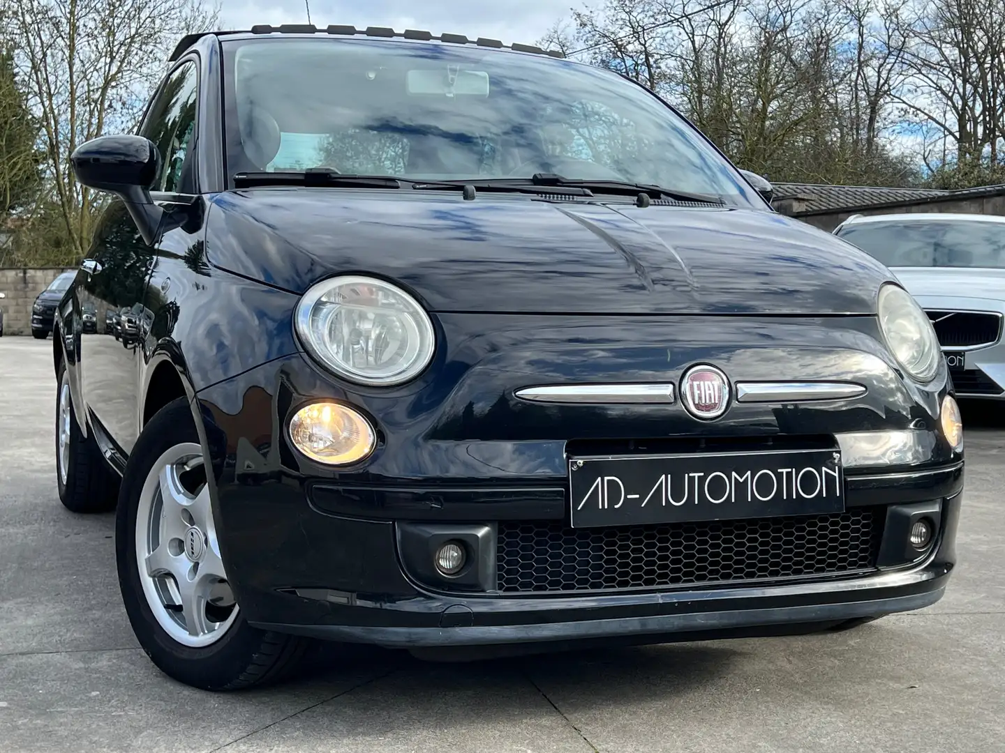 Fiat 500 1.4i Lounge*PANO*CUIR*CLIM*JANTE*GARANTIE*1ER MAIN Noir - 2