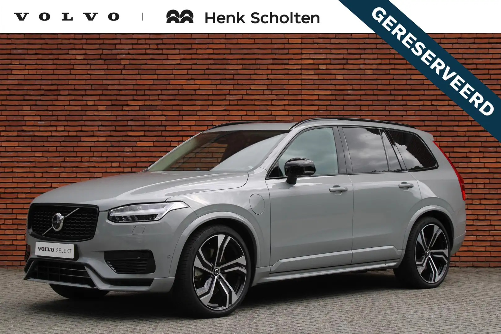 Volvo XC90 T8 Plug-in hybrid AWD Ultra Dark Verwarmbare voors Grijs - 1