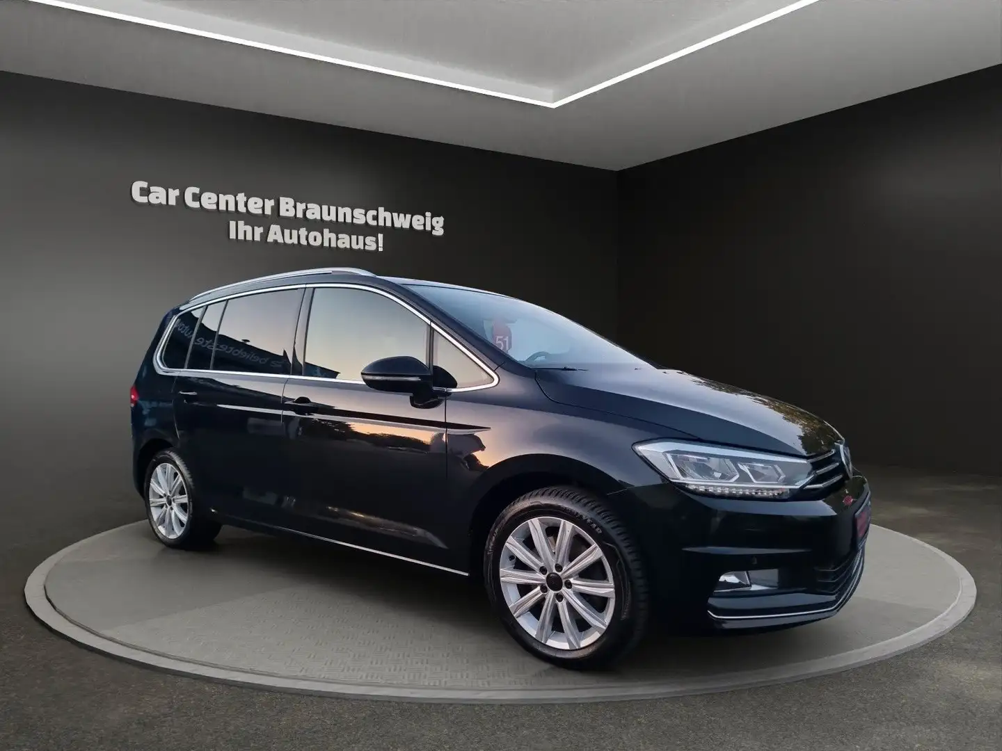 Volkswagen Touran 2.0 TDI Highline BMT+LED+Navi+7-Sitzer Schwarz - 2