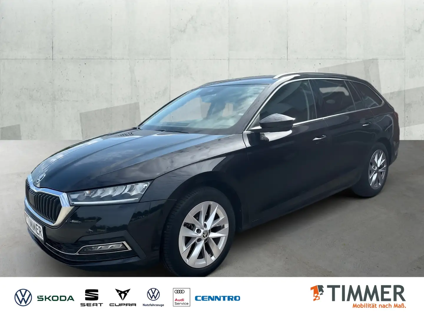 Skoda Octavia Combi 2.0 TDI DSG STYLE *AHK *ACC *RKAM *LED *NAV Noir - 1