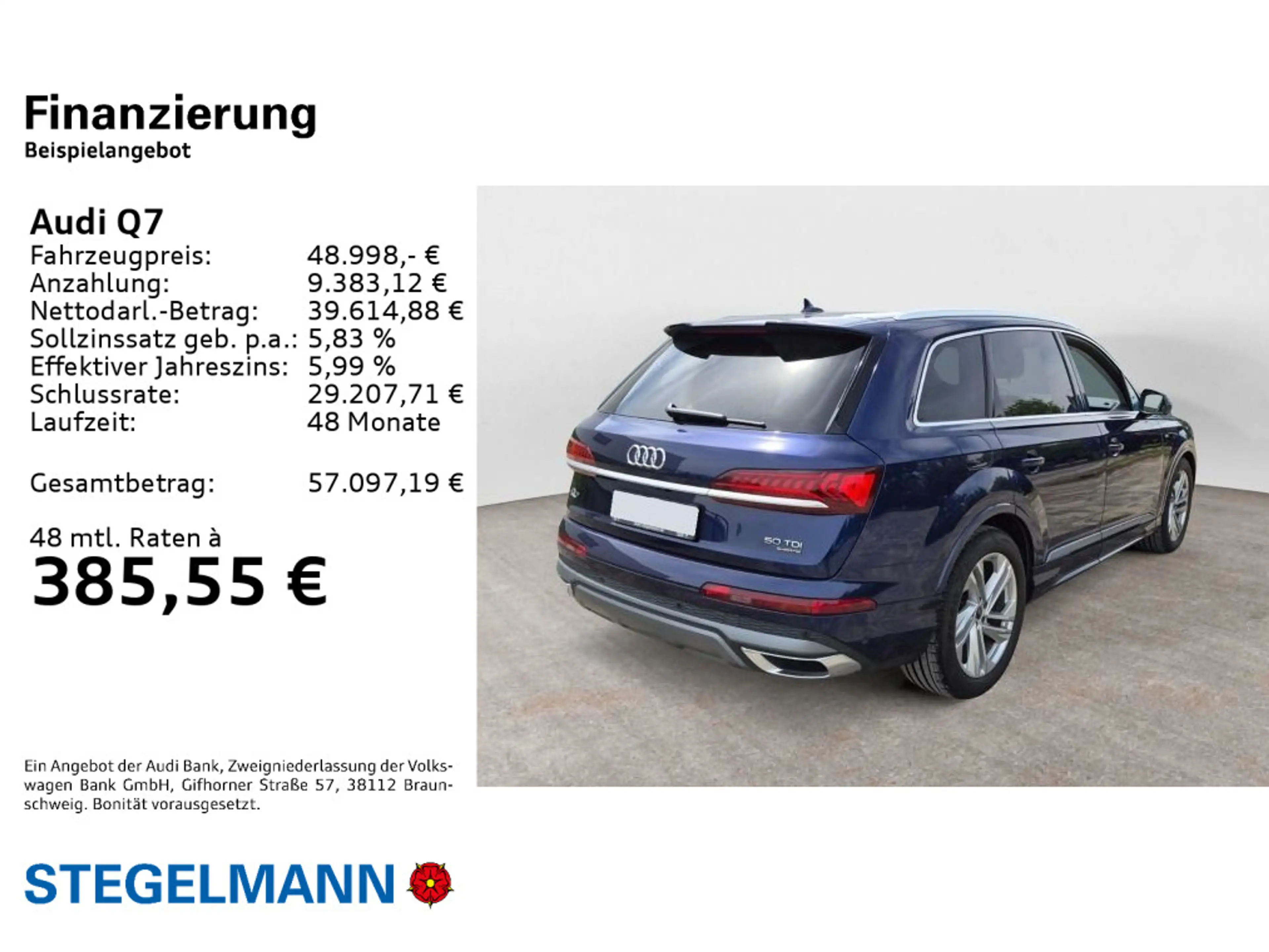 Audi Q7 50 TDI qu. Tiptr. S-Line *Luft*Standhzg*Head- — photo 2