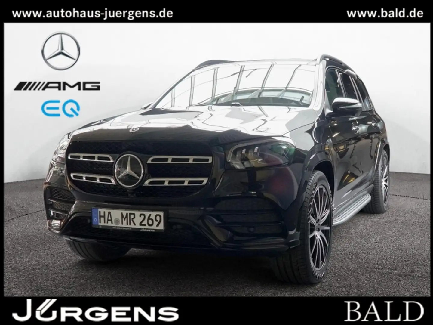 Mercedes-Benz GLS 400 d 4M AMG-Sport/Pano/Burm/Sitzklima/Stdhz Fekete - 1