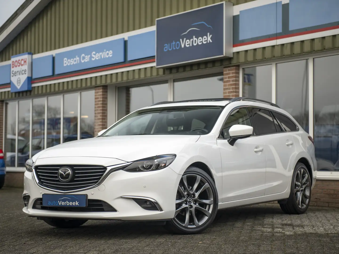 Mazda 6 Sportbreak 2.5 SkyActiv-G 192 GT-M | Schuifdak | S Blanc - 1
