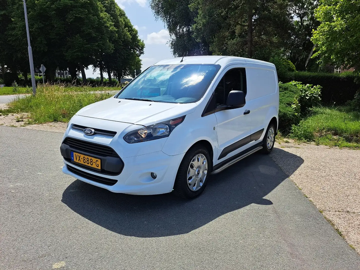 Ford Transit Connect 1.5 TDCI L1 EURO 6 3 zits/Airco/Bluetooth Blanc - 2