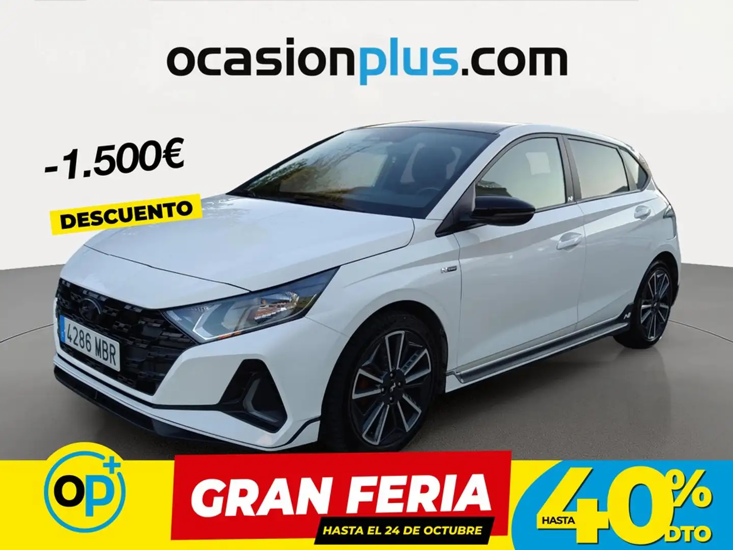 Hyundai i20 1.2 MPI Nline 30 Aniversario Blanco - 1