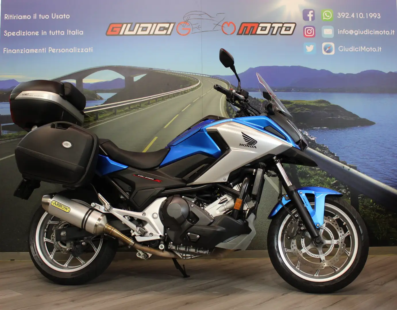 Honda NC 750 X DCT ABS - 2018 -km 51924 Blau - 1