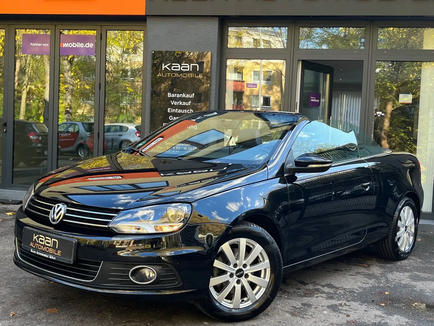 Volkswagen Eos 1.4 TSI Basis/LEDER/SHZ/PANO/KLIMA/TEMPO/BT/PDC Schwarz - 2