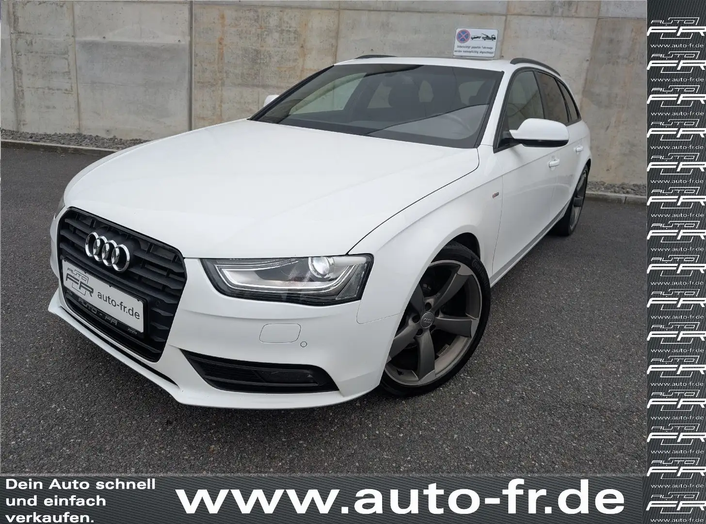 Audi A4 Avant S line 1.8 TFSI 170PS Automatik Xenon Blanc - 1