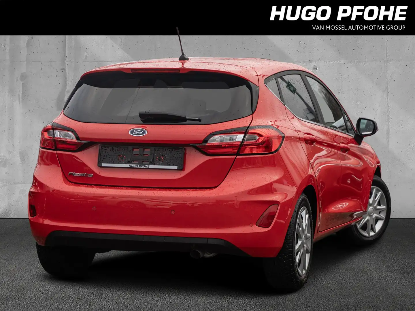 Ford Fiesta 1.0 EcoBoost Titanium (EURO 6d) Rouge - 2