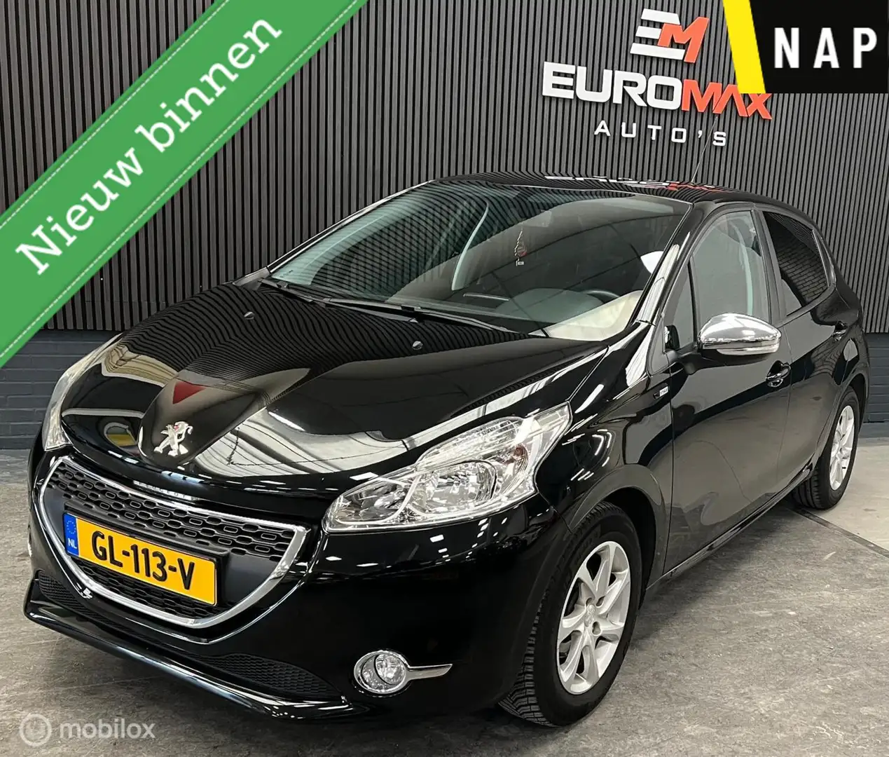 Peugeot 208 1.2 PureTech Active NAP - Distr. Vervangen Schwarz - 1