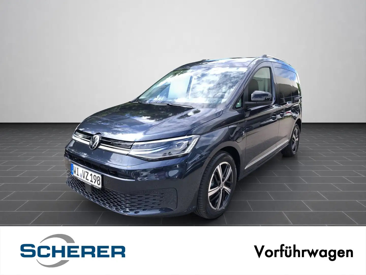 Volkswagen Caddy Style 5-Sitzer 1.5 eHybrid 85 kW 19,7 kWh Blauw - 1