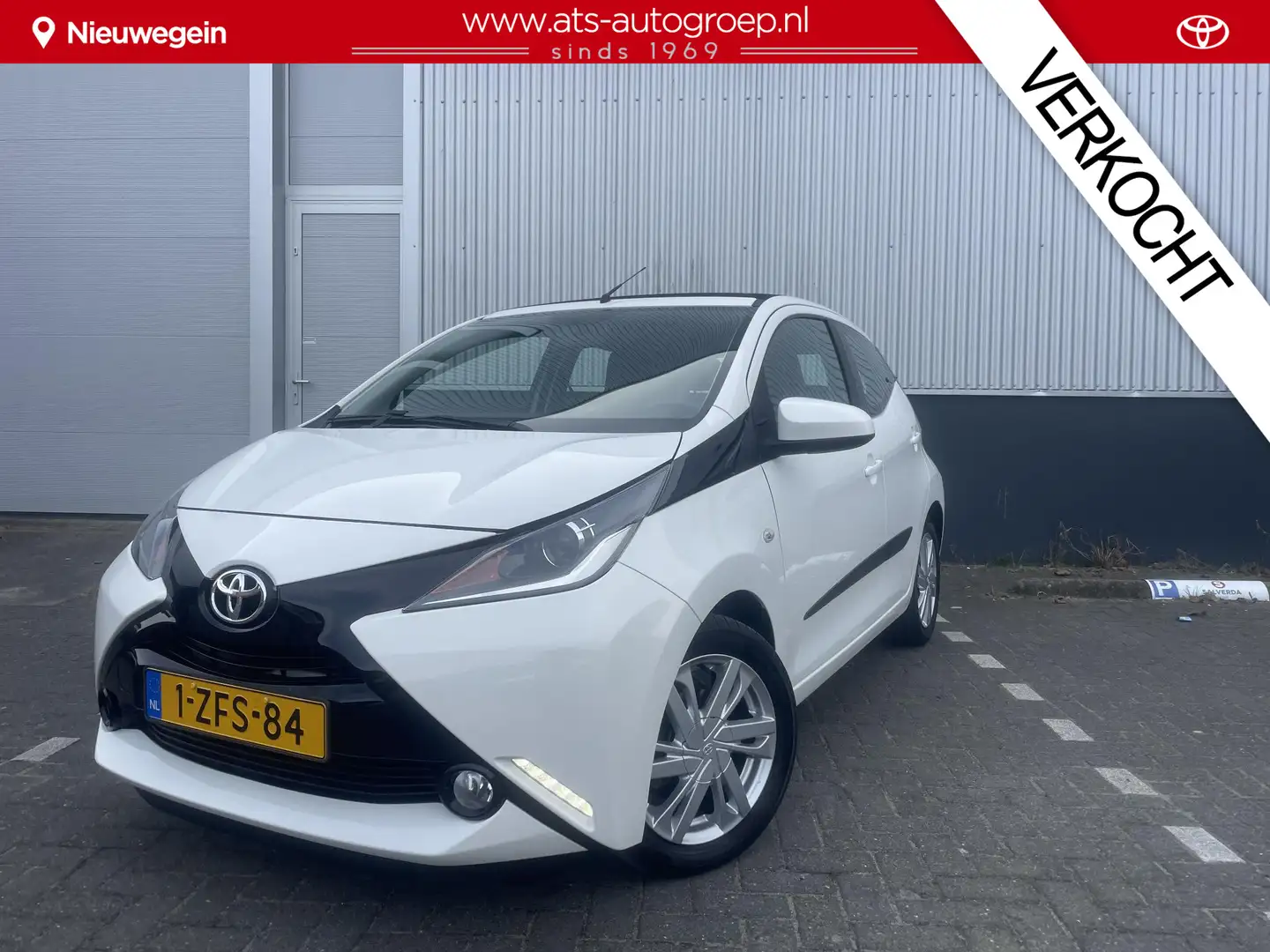 Toyota Aygo 1.0 VVT-i x-wave | Open vouwdak | Lichtmetalen vel Wit - 1