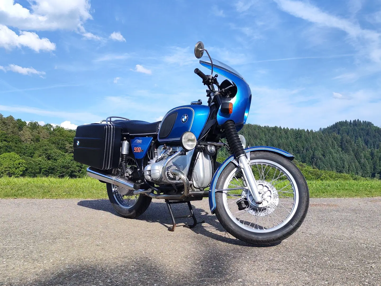 BMW R 90/6 Blu/Azzurro - 2