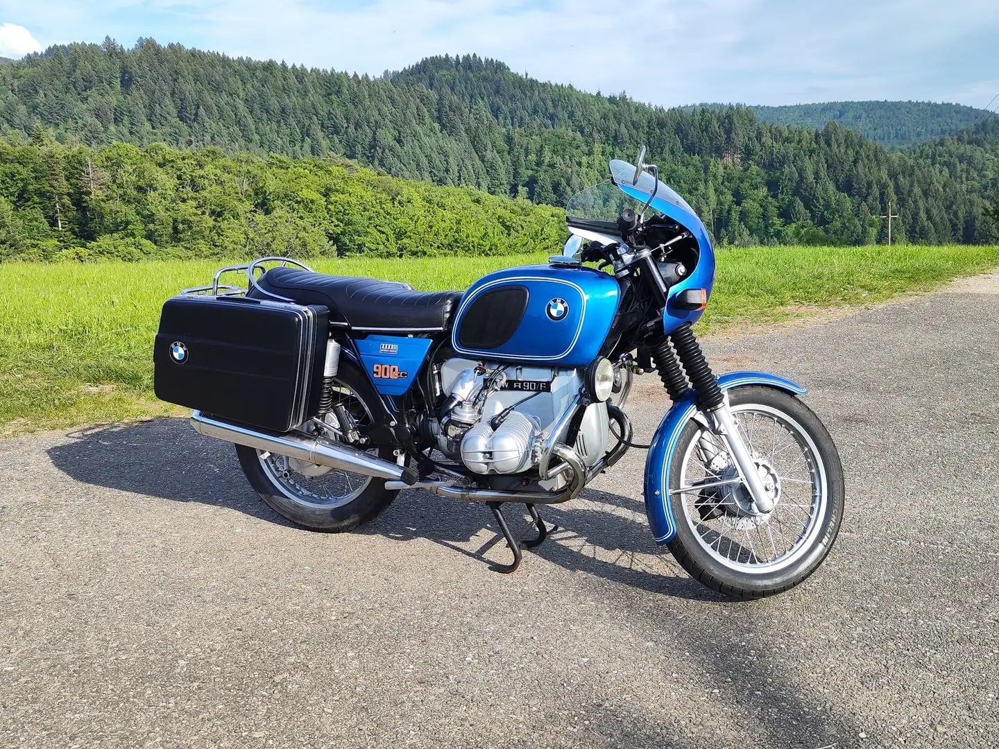 BMW R 90/6 Blu/Azzurro - 1