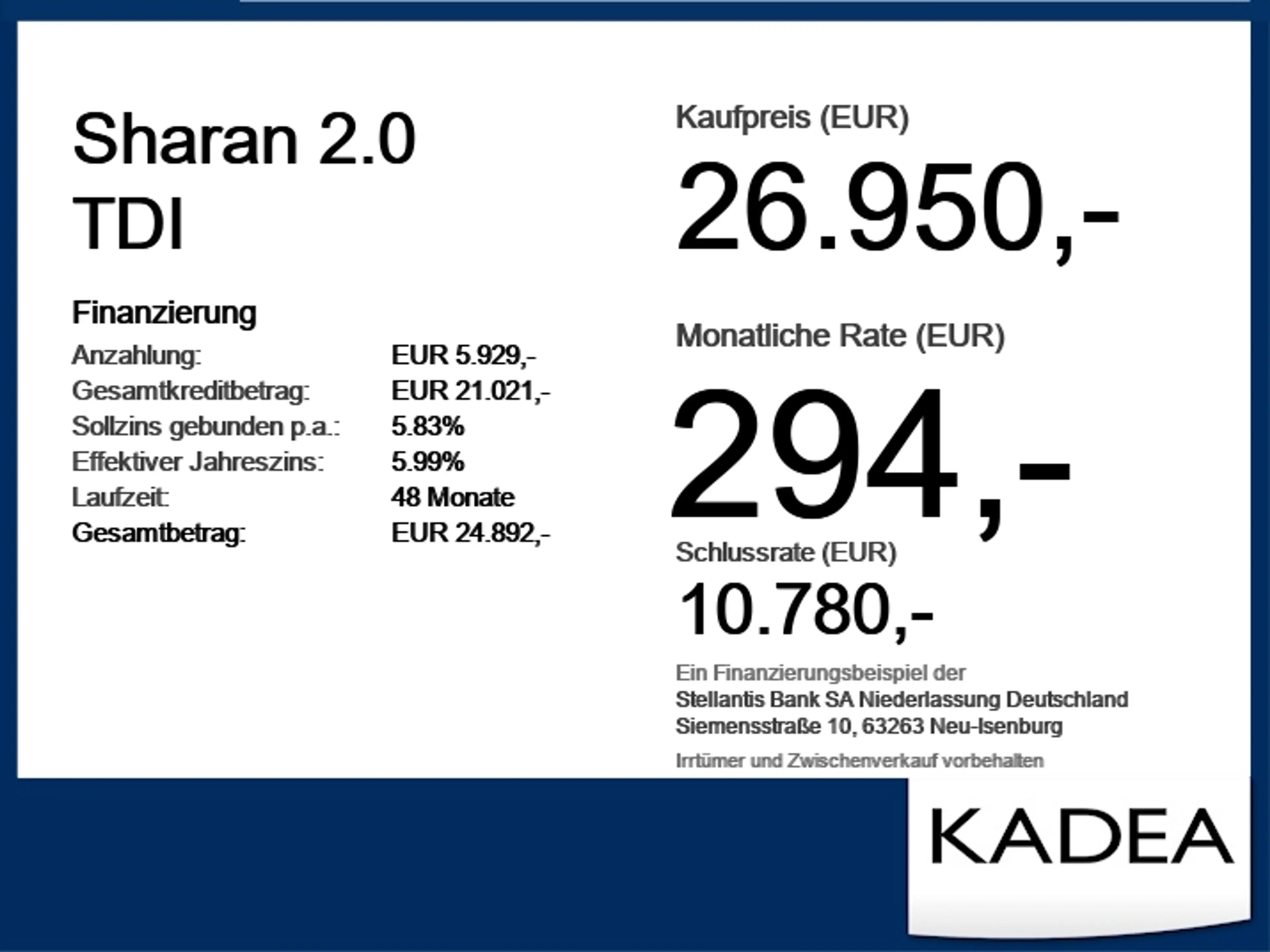 Volkswagen Sharan 2.0 TDI Kamera,PDC,Sitzheizung,CarPlay — photo 6