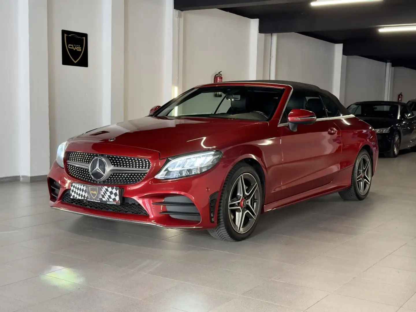 Mercedes-Benz C 180 Cabrio 9G-Tronic Burdeos - 1