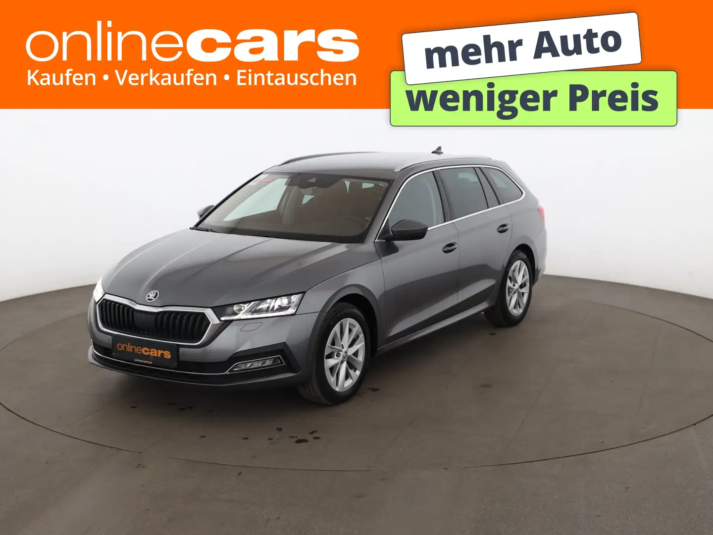 Skoda Octavia Combi 2.0 TDI Style Aut MATRIX LEDER NAVI Grau - 1