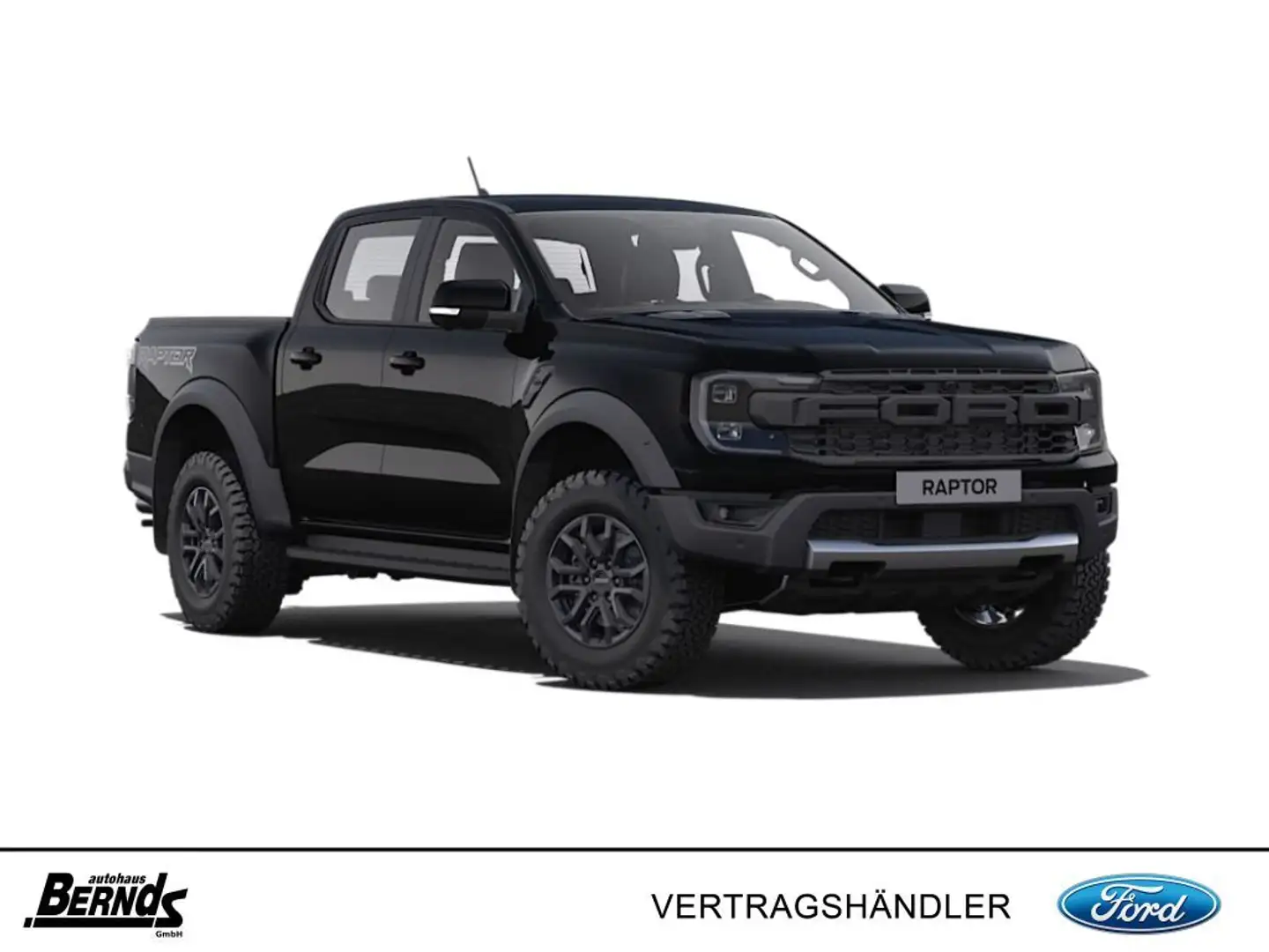 Ford Ranger Raptor 2,0 l EcoBlue Doppelkabine Autm. Schwarz - 1