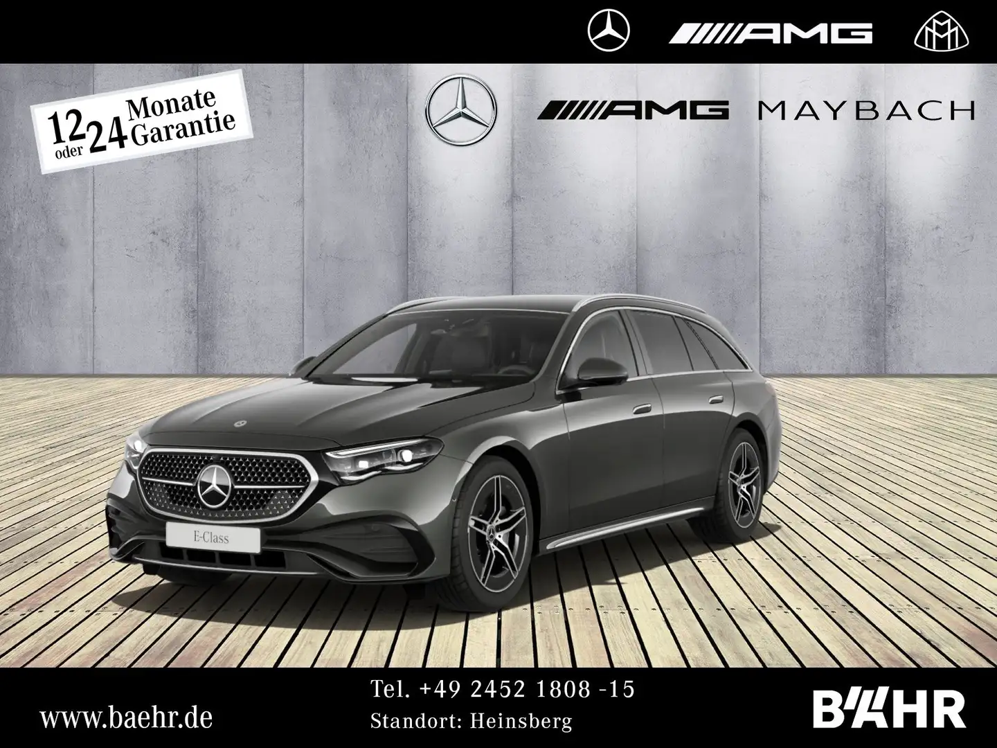 Mercedes-Benz E 220 E 220 d 4M T AMG/MBUX/Digital-Light/AHK/LMR-19" Grau - 1