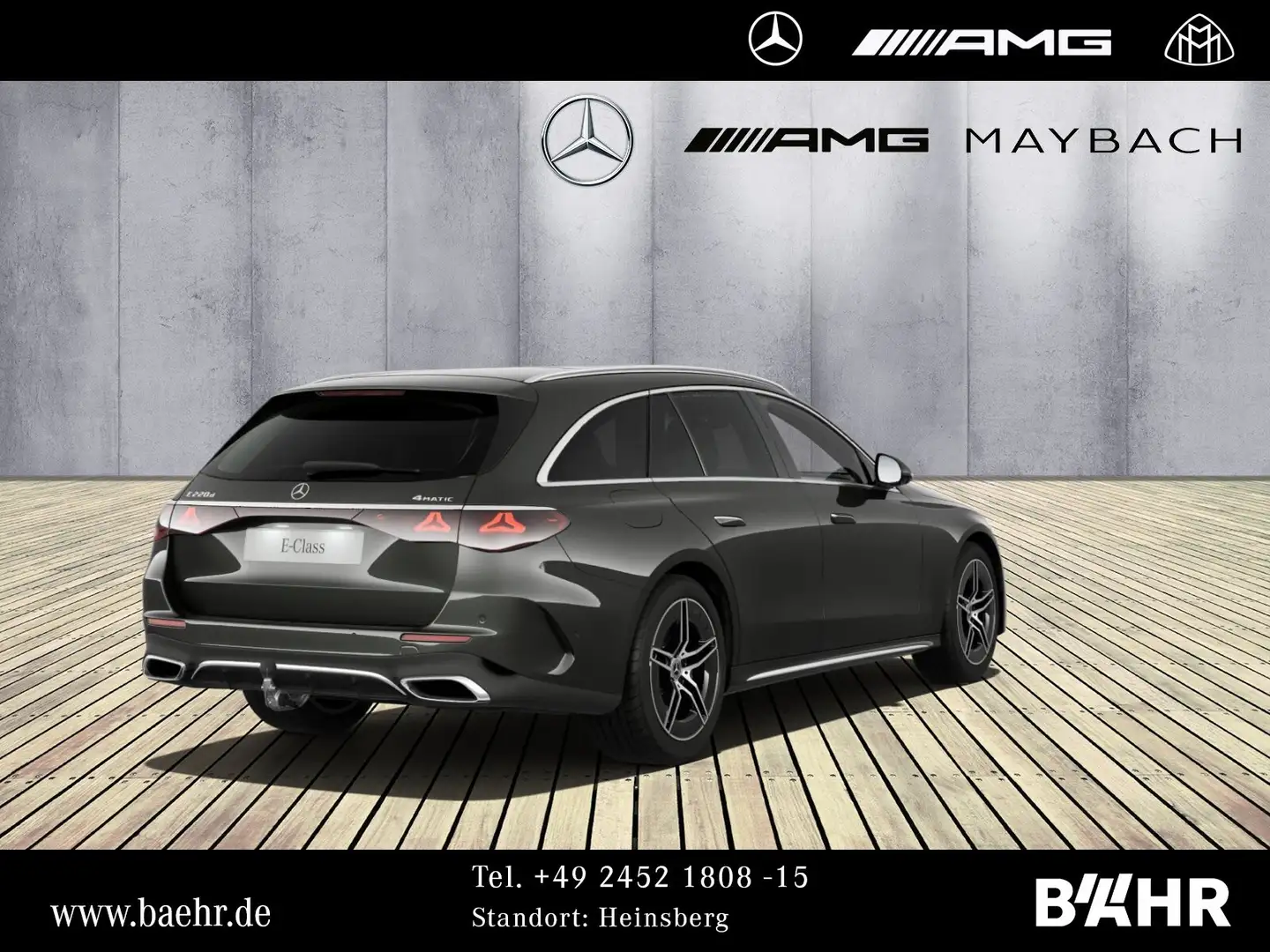 Mercedes-Benz E 220 E 220 d 4M T AMG/MBUX/Digital-Light/AHK/LMR-19" Grau - 2