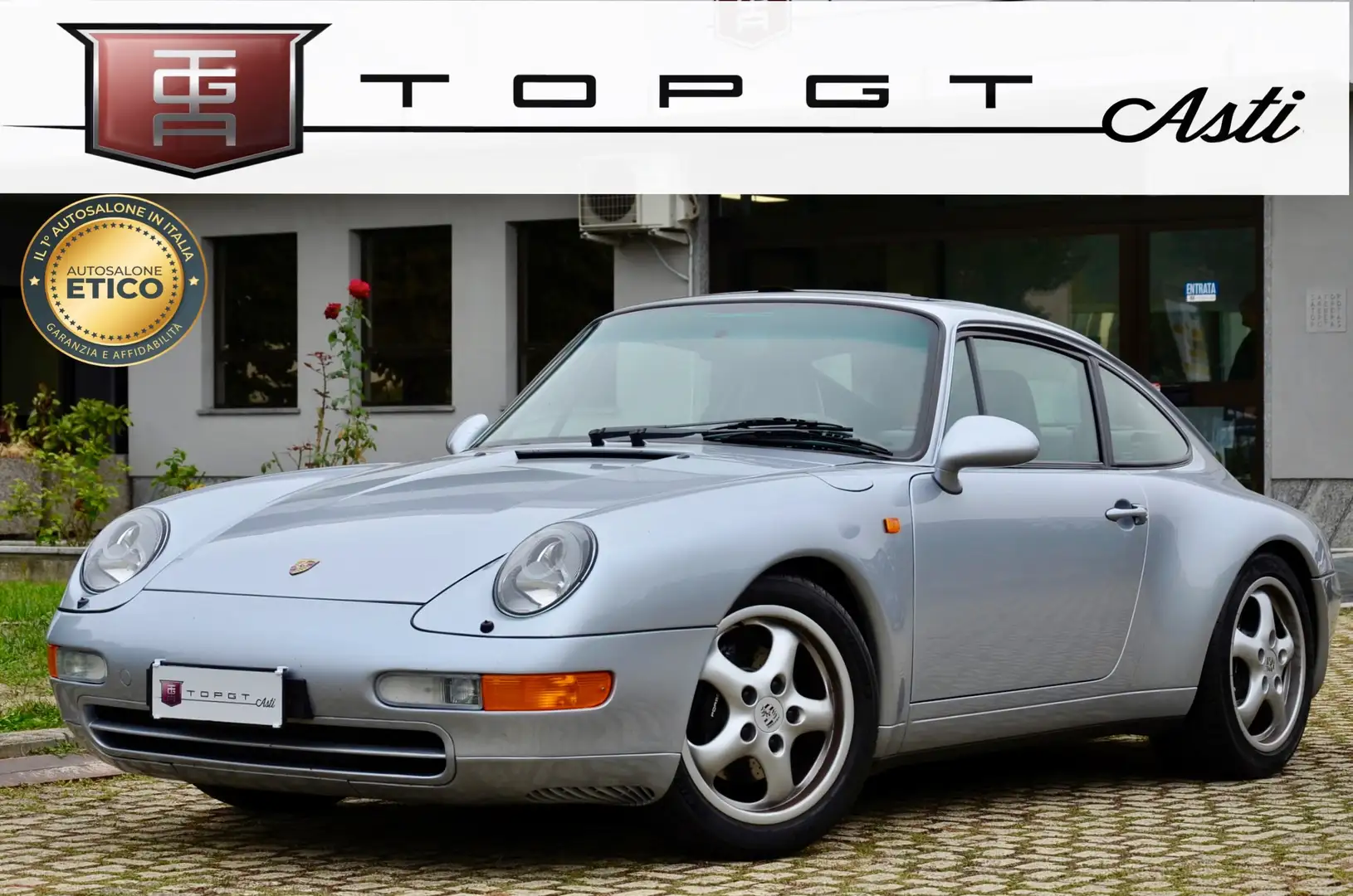 Porsche 993 911 Coupe 3.6 Carrera 2 ,ASI ORO, TETTO,RESTAURATA Šedá - 1