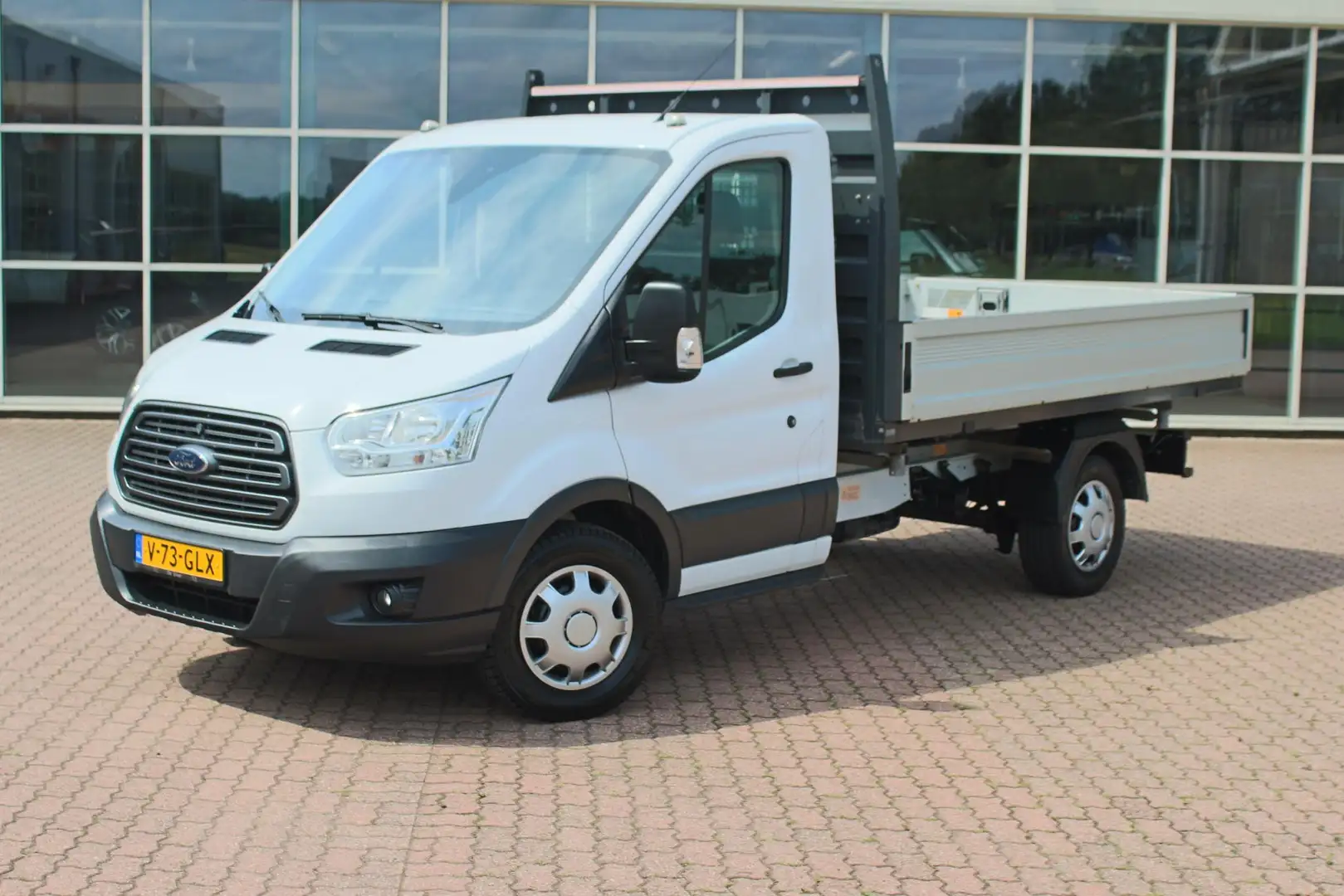 Ford Transit 350 2.0 TDCI L3H1 Trend DRIE ZIJDIGE KIPPER, Navig Blanc - 2
